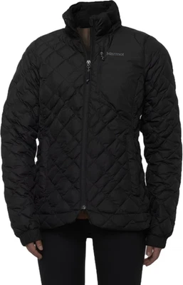 MARMOT ISTARI DOWN JACKET Black Womens Medium M Puffer Coat - Image 1 of 2