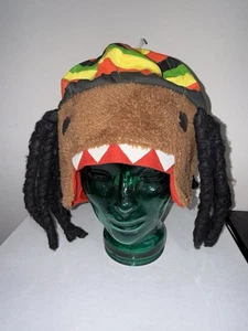 Disfraz Domo Beanie Big Head Rasta Dreads NUEVO SIN ETIQUETAS RARO - Imagen 1 de 1