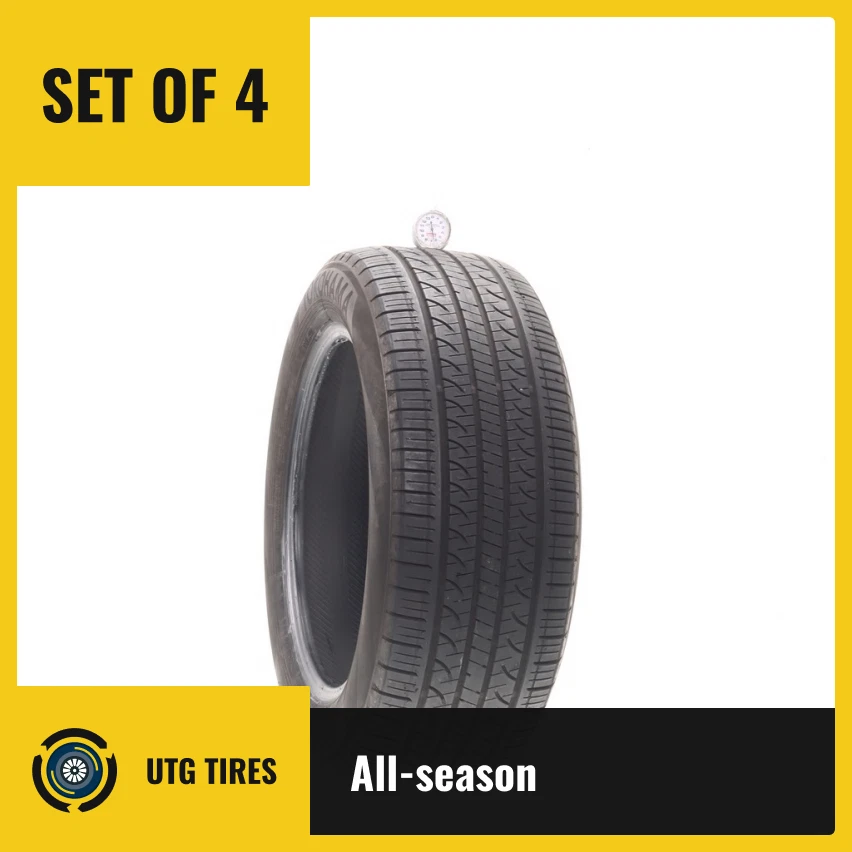 Set of (4) Used 225/55R17 Yokohama Avid GT S35 97V - 6.5-8.5/32 - Image 1 of 4