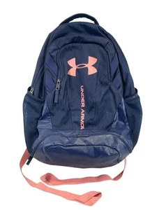 Under Armour Padded Backpack Pink/ Gray Unisex OS Storm School Sports - Picture 1 of 12
