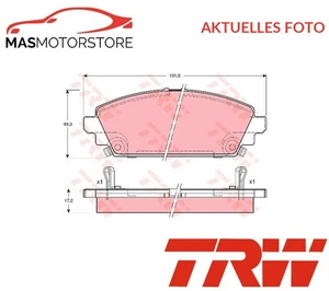 SATZ BREMSBELÄGE BREMSKLÖTZE TRW GDB3189 P FÜR HONDA ACCORD VI,CIVIC VII - Bild 1 von 6