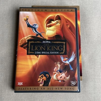Walt Disney The Lion King (1) (DVD 1994 2-Disc Platinum + Guide & Inserts) Music - Image 1 of 4
