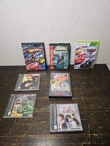 Vintage Video Game Lot Sega Genesis Sony Ps1 & 2 Xbox 360 Read Description - Picture 1 of 4