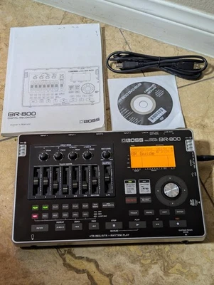 BOSS BR-800 Digital Recorder Multi Track 8-Track Portable BR800 MANUAL CD PWR  - Image 1 of 4