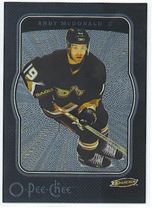 07-08 O-Pee-Chee Black #2 Andy McDonald #/100