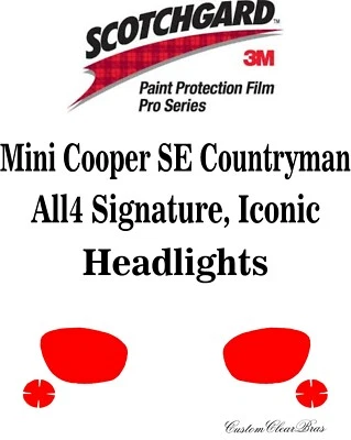Mini Cooper SE Countryman 3M Scotchgard Paint Protection Pro Series 2021 2022 Foto 1 de 3