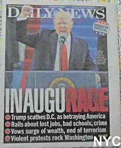 Donald Trump Inauguration Special NY Daily News 1/21/2017 🤑 - Picture 1 of 3