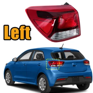 Left Rear Bumper Light Tail Light For KIA Rio 2017-2022 5 Door Hatchback - Picture 1 of 6
