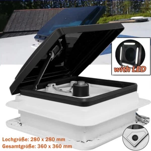 Ventilatore di scarico tetto camper 36*36 ventola ventilazione tetto sfiato botola finestra - Foto 1 di 12