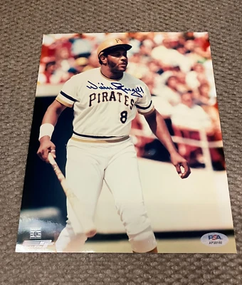 Willie Stargell, Pittsburgh Pirates, Signed 8 x 10 Photo in Uniform, PSA - Image 1 of 3