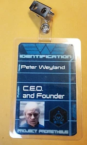 Aliens/Prometheus ID Badge-CEO & Founder Peter Weyland Style A - Picture 1 of 1