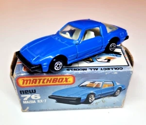 Matchbox Savanna Mazda RX-7 VNmint SF Nr 76 HONG KONG Picture L Box SELTEN TOP - Bild 1 von 16