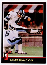 1986 Jogo Lance Chomyc Rookie Card #36 Toronto Argonauts University of Toronto