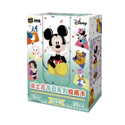 Kakawow Disney Mickey JOY Edition Festivals Trading Cards Booster Box 10 Pack