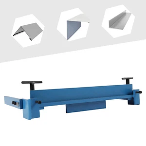 Banco de plegado de mesa 450 mm azul 95 ° banco de cantos dobladora giratoria chapa dobladora - Imagen 1 de 12