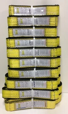 CAMPBELL Poly Web Sling Lifting 2” Sling 2 Ply Type 3 Flat Eye X Eye 3’-25’ EE2-902-