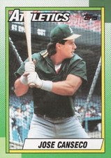 1990 Topps #250 Jose Canseco Oakland Athletics