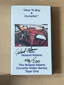 How To Buy A Corvette VHS. Rare Noland Adams. Signed And Numbered 076/500. - Picture 1 of 4