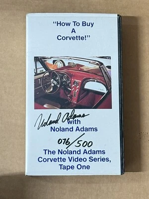 How To Buy A Corvette VHS. Rare Noland Adams. Signed And Numbered 076/500. - Image 1 of 4