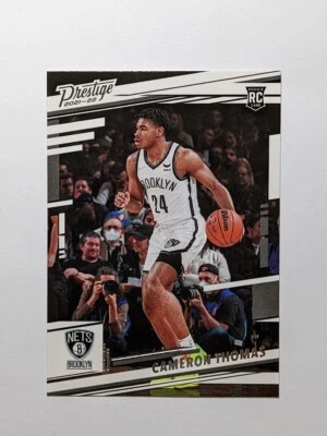 2021-22 Panini Chronicles NBA #58 Cameron Thomas PRESTIGE RC - Image 1 of 2