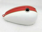 For TRIUMPH T120 RED AND WHITE PAINTED GAS FUEL PETROL TANK