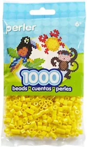 1000 Perler Yellow Color Iron on Fuse beads NEW - Bild 1 von 1