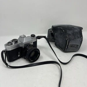 Vintage Yashica TL Electro 35mm SLR Film Camera Japan 50mm Lens Japan With Bag - Picture 1 of 12