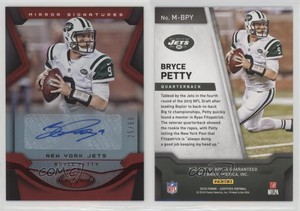 2016 Certified Mirror Signatures Red /60 Bryce Petty #M-BPY Auto