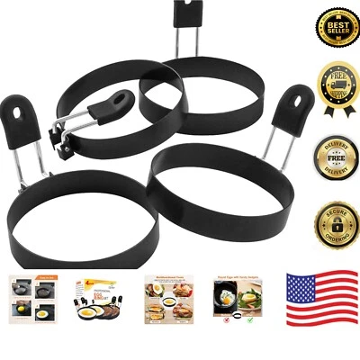 Time-Saving Pancake Shapers - Multipurpose Rings for Creative Breakfast Delights - Image 1 of 4