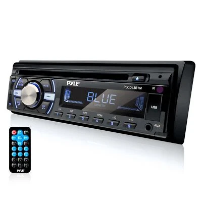 	Pyle Boat Bluetooth Marine Stereo Receiver - Marine Head Unit Din Single Ste... - Image 1 of 4