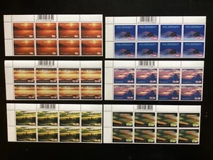 ROSS DEPENDENCY 1999 Night Skies Set Bar Code Blocks of 8 MNH (A324) - Picture 1 of 2