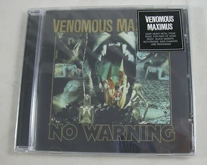 Venomous Maximus No Warning 2017 CD SEALED Jewel Case Shadow Kingdom - Picture 1 of 3