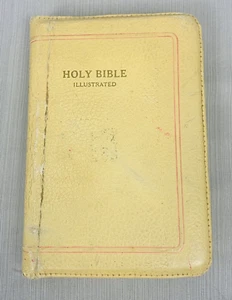 Holy Bible Zip Up with Cross World Publishing Company Illustrated Book - Picture 1 of 14