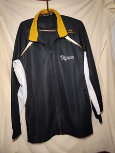 Hanshin Tigers Baseball Zipup Windbreaker Jacket By Mizuno Size X-LARGE - Picture 1 of 4