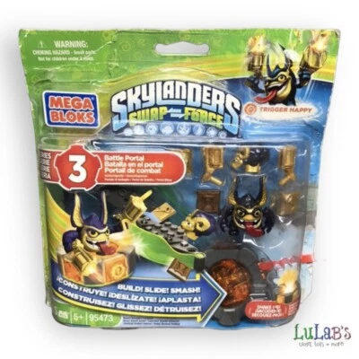 Mega Bloks Skylanders Swap Force Series 3 Battle Portal w/ Trigger Happy Figure - Image 1 of 4