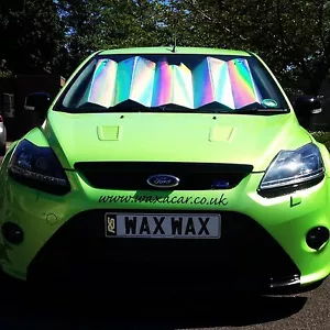 Front Windscreen UV Laser Foil Sun Shade Block Screen for Ford Fiesta (>2002) - Picture 1 of 9
