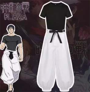 Jujutsu Kaisen Fushiguro Toji Cosplay Costume Short Top Pants Suit Set Unisex - Picture 1 of 13