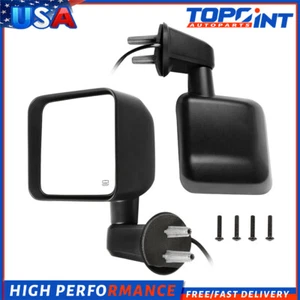Espejos retrovisores laterales eléctricos térmicos para conductor + pasajero para Jeep Wrangler 2007-2017 - Imagen 1 de 12