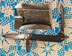 GEORGE WOSTENHOLM U S NAVY SEEMANN TASCHENMESSER MARLIN SPIKE SPANISCH AMER KRIEGSZEIT - Bild 1 von 3