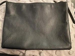 Matt & Nat Crossbody Hand Bag Purse Small Vegan Leather Grey - Picture 1 of 1