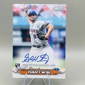 2024 Topps Stadium Club Grant Hartwig #SCBA-GH Rookie On Card Auto New York METS - Picture 1 of 7