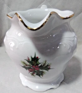 Holiday Holly Vintage Royal Kent Collection Creamer/Pitcher Poland EUC - Picture 1 of 6