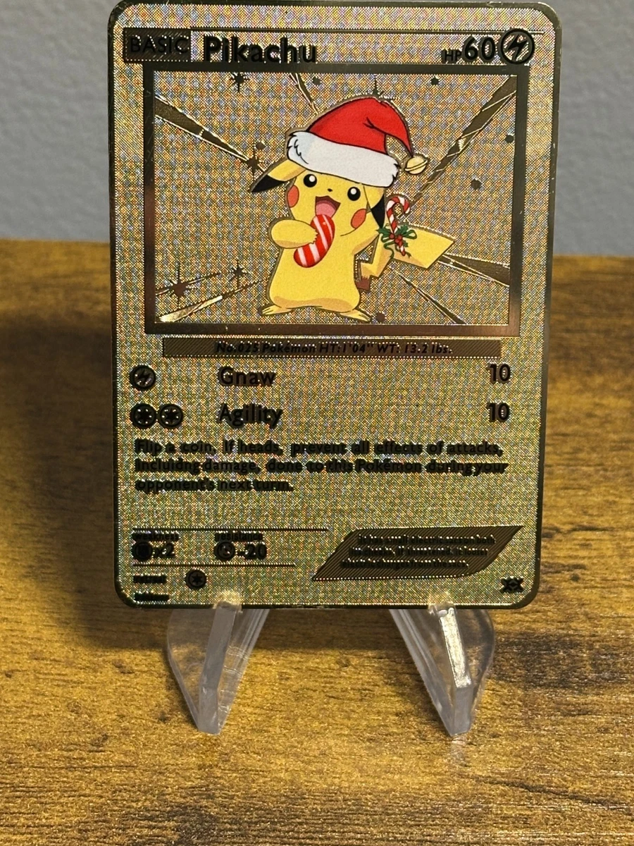 Pikachu Pokémon TCG Metal Individual Collectible Card Game Cards
