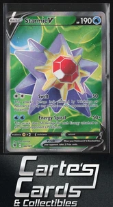 Starmie V (Full Art) 2022 Pokemon SWSH10: Astral Radiance #166/189 Ultra Rare - Picture 1 of 2