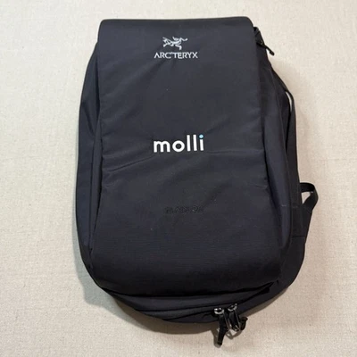 Mochila Bolso para Laptop Arcteryx Blade 20 Nylon Forrado Negro Acolchado Bordado Foto 1 de 4
