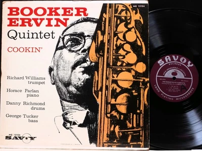 BOOKER ERVIN "COOKIN'" SAVOY MG-12154 MONO VG+/EX Richard Williams Horace Parlan - Image 1 of 3