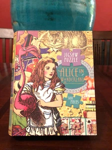 CHRISTMAS - Alice in Wonderland Puzzle Hardcover: 500 Pieces - New + Bonus - Picture 1 of 11