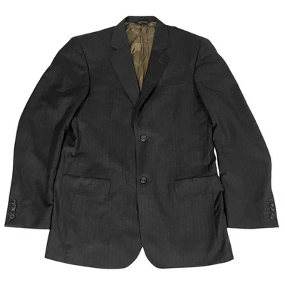 Blazer de tela Ermenegildo Zegna para hombre 46 gris oscuro lana a rayas personalizado JP Dumont Foto 1 de 4