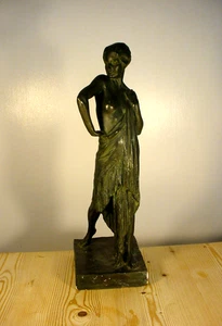 Art Deco Flapper Girl Plaster Sculpture - Cecil Thomas 1926 - Picture 1 of 15