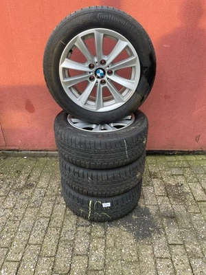 4x Orgi. BMW 5er F10 F11 Kompletträder Winter Alu-Felgen 8x 17zoll 5x120 ET30 J - Bild 1 von 4